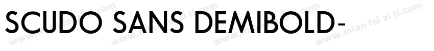 SCUDO SANS DEMIBOLD字体转换
